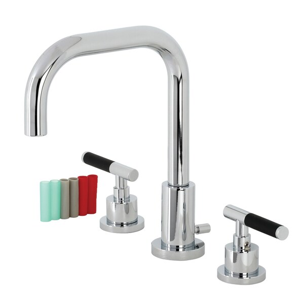 Fauceture FSC8931CKL Kaiser Widespread Bathroom Faucet W/ Brass Pop-Up, Chrome FSC8931CKL - main